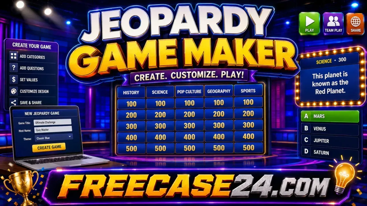 Jeopardy Game Maker: Create Custom Quiz Games Easily